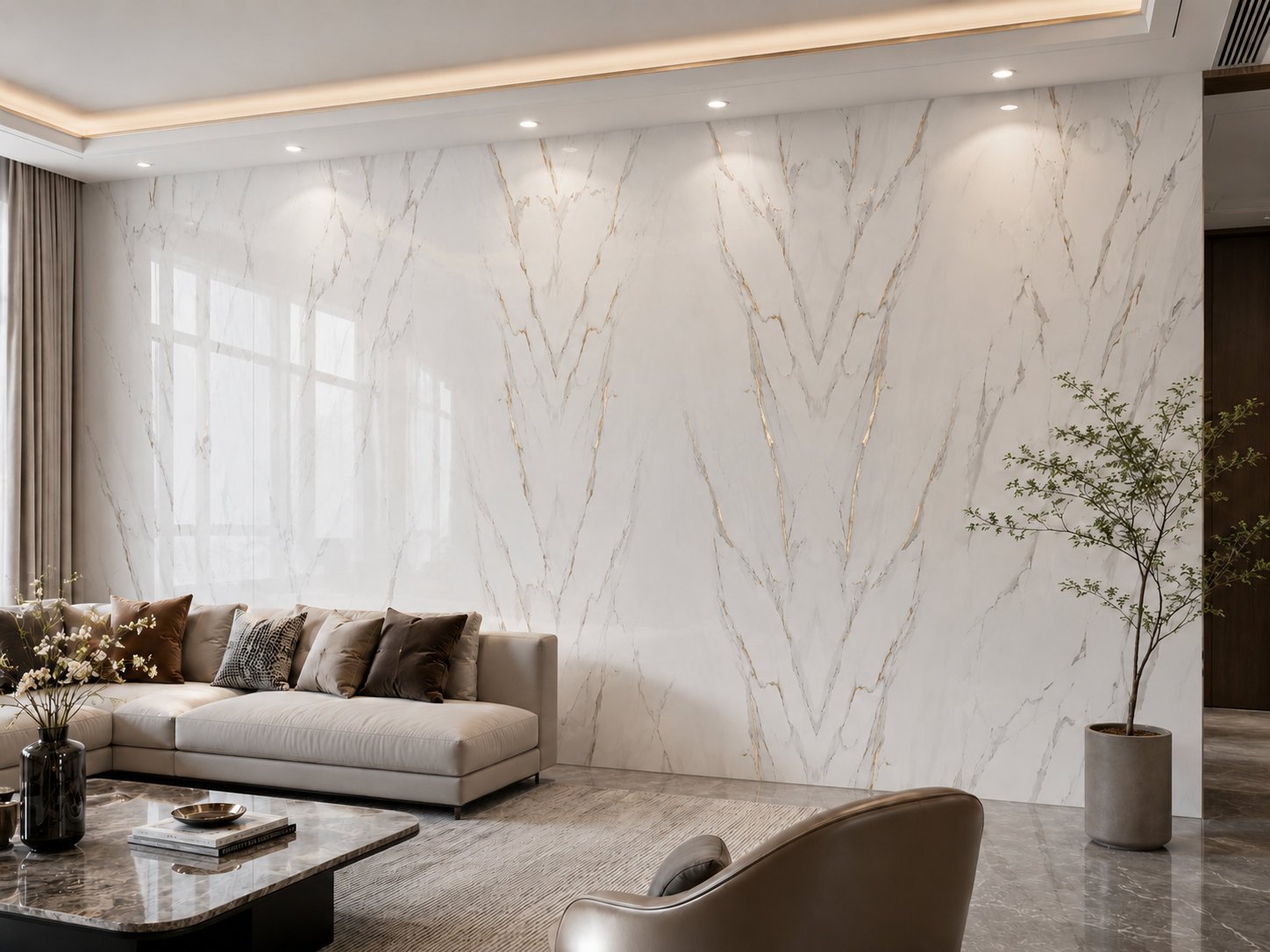 Cararra Gold PVC 1