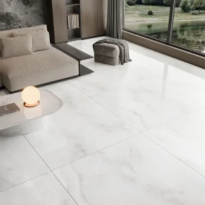 Onyx White Matt Onyx Effect Rectified Porcelain Floor & Wall Tile 1200 × 1200mm