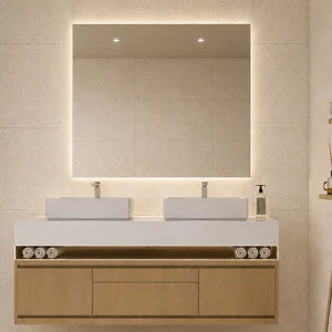 Orea Bone Matt Stone Effect Rectified Ceramic Wall Tile 395 × 795mm