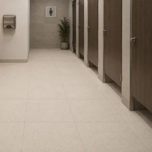 Salt & Pepper Beige Matt Terrazzo Effect R10 Rectified Porcelain Floor & Wall Tile 600 × 600mm
