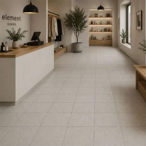 Salt & Pepper Grey Natural Matt Terrazzo Effect R10 Rectified Porcelain Floor & Wall Tile 300 × 300mm