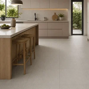 Salt & Pepper Light Grey Matt Terrazzo Effect R10 Rectified Porcelain Floor & Wall Tile 600 × 600mm