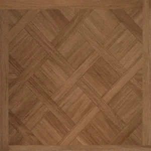 Suecia Nuez Matt Versailles Parquet Wood Effect Porcelain Floor & Wall Tile 1000 × 1000mm