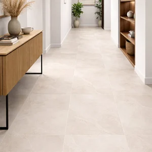 Tenby Cream Matt Stone Effect R10 Rectified Porcelain Floor & Wall Tile 595 × 1200mm
