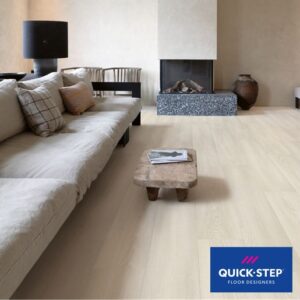 Quick-Step Capture White Premium Oak Laminate Flooring 212 × 1380 × 9mm