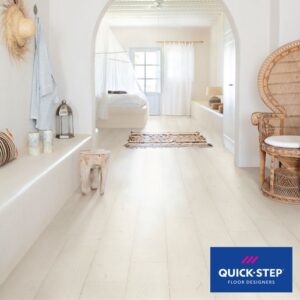Quick-Step Capture Painted Oak White Laminate Flooring 212 × 1380 × 9mm