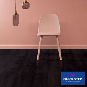 Quick-Step Capture Painted Oak Black Laminate Flooring 212 × 1380 × 9mm
