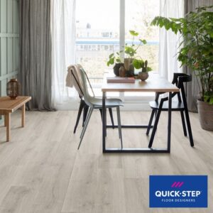 Quick-Step Capture Brushed Oak Grey Laminate Flooring 212 × 1380 × 9mm