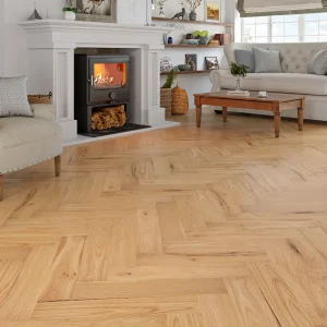 Wrenford Oak UV Oiled Engineered Herringbone Flooring 125 × 600 × 15mm