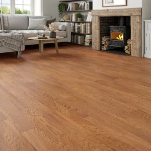 Amberleigh Oak UV Oiled Engineered Straight Plank Flooring – 14mm Thick, 125mm Wide, 300–1200mm Random Lengths