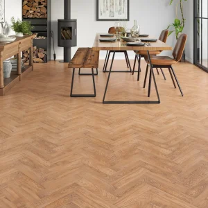 Fairbourne Oak UV Oiled Engineered Herringbone Flooring 80 × 350 × 20mm