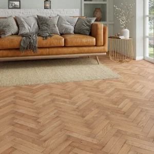 Dunswell Oak UV Oiled Engineered Herringbone Flooring 70 × 350 × 20mm