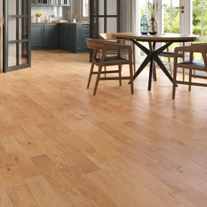 Bramcote Oak UV Lacquered Engineered Straight Plank Flooring – 10mm Thick, 125mm Wide, 300–1200mm Random Lengths