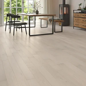 Ivorymere Oak UV Oiled Engineered Straight Plank Flooring – 10mm Thick, 125mm Wide, 300–1200mm Random Lengths