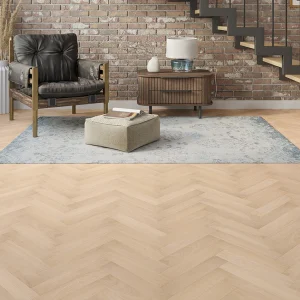 Palecombe Oak UV Oiled Engineered Herringbone Flooring 70 × 350 × 10mm