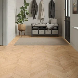 Larkmere Oak Invisible UV Oiled Engineered Chevron Flooring – 90 × 510 × 14mm