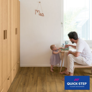Quick-Step Classic Cocoa Brown Oak Laminate Flooring 190 × 1200 × 8mm