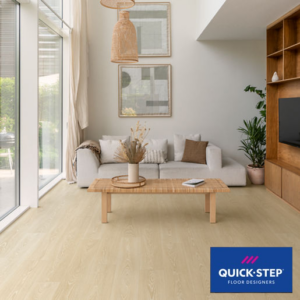 Quick-Step Classic Frosty Beige Oak Laminate Flooring 190 × 1200 × 8mm