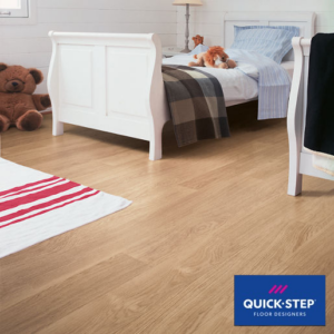 Quick-Step Eligna White Varnished Oak Laminate Flooring 156 × 1380 × 8mm