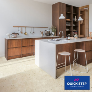 Quick-Step Muse Botanic Concrete Tile Effect Laminate Flooring 396 × 1200 × 8mm