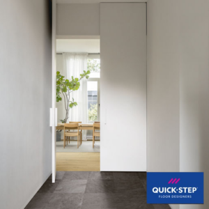 Quick-Step Muse Grey Slate Tile Effect Laminate Flooring 396 × 1200 × 8mm